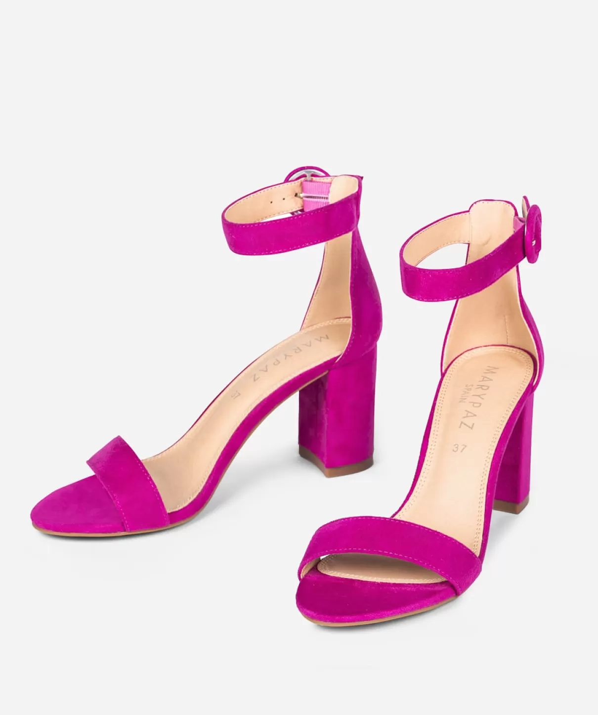 MARYPAZ Sandalias De Tacón | Sandalia Tacón Pulsera Ancha